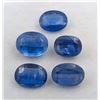 Image 2 : Parcel of 5 Oval Mixed Cut Royal Blue Kyanite, 20.50ct
