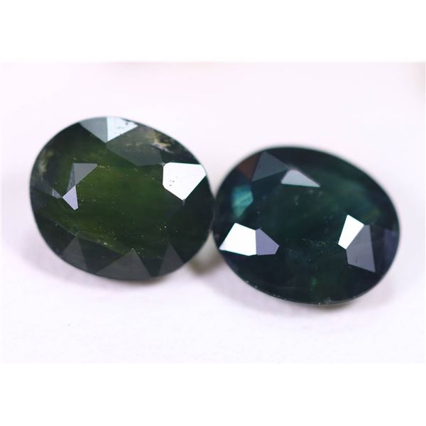 Natural Unheated Madagascar Blue Sapphires, 2.40ct