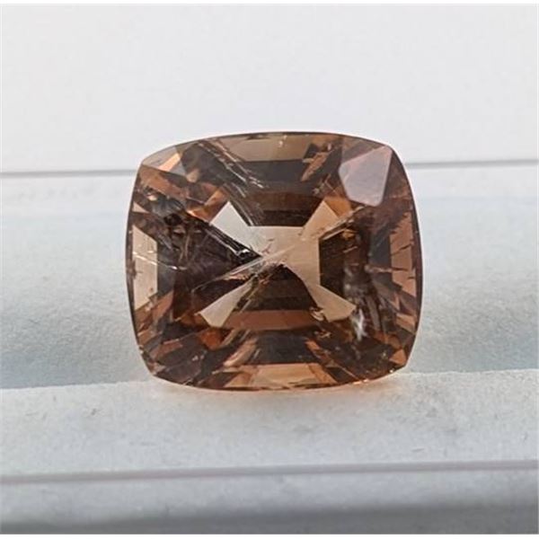 Natural Untreated Cushion-Cut Imperial Topaz, 8.78ct