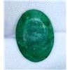 Image 1 : Natural Brazilian Emerald, 11.6ct Oval Cut Gemstone