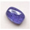 Image 1 : Natural Tanzanite Cushion Cabochon, 9.15cts with Appraisal