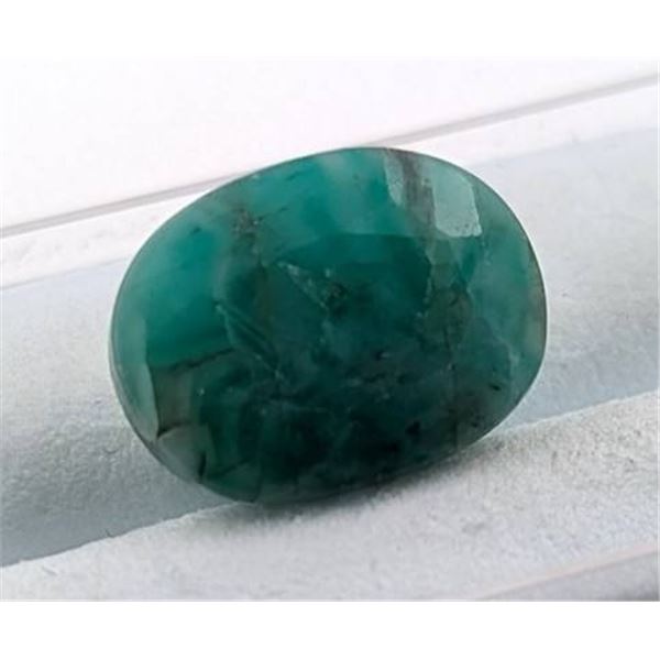 Natural Emerald Oval Cut, 4.53ct with Certificate
