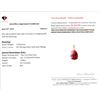 Image 3 : Pear Cut Mozambique Ruby Pendant With CZ in Gold-Plated 925 Silver