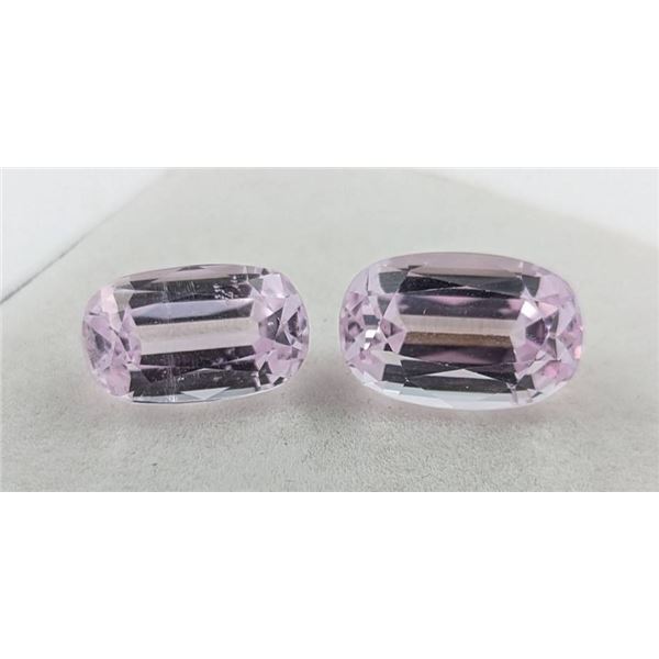 14.33ct Oval Cut Natural Premium Pink Kunzite Gems