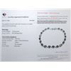 Image 3 : Sterling Silver Bracelet with 9.06ct Natural Blue Sapphires & Cubic Zirconia