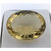 Image 1 : 93.55ct Natural Lemon Quartz Oval Cut Gemstone