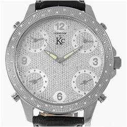 New Techno Com Diamond Bezel Mens Watch Retails $3595 (WAT-119)