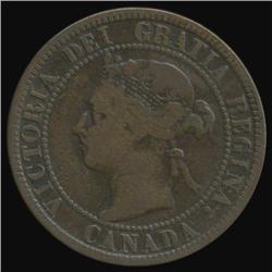 1896 Canada Cent Better Grade (COI-7092)