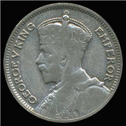 1936 New Zealand Silver Six Pence High Grade (COI-6802)