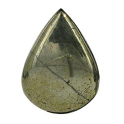 32.8ct Fabulous Cut & Polished Pyrite Gem Pear (GEM-22096)