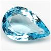 Image 1 : 13.77ct TOP GRADE Swiss Blue Pear Topaz  (GMR-1013)