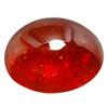 5.71ct Oval Cabochon Orange Spessartite VS Appraisal Estimate $ (GEM-18287)