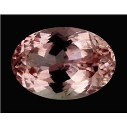 9.20ct Flawless Oval Cut Natural Imperial Pink Kunzite Appraisal Estimate $7360 (GEM-18220)
