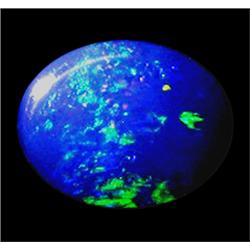 2.84ct Australian Black Opal Doublet Full Fire (GEM-22607A)