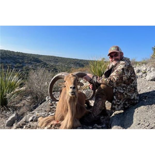 3-Day, 2-Night Aoudad Hunt for 1 Hunter & 1 Non-Hunter