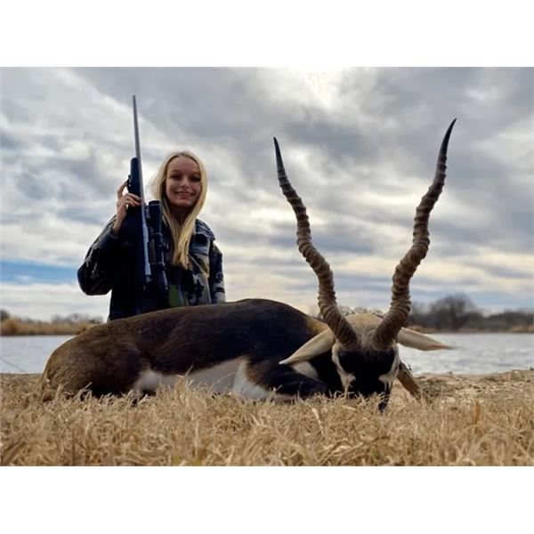 Texas Hill Country Blackbuck Antelope Hunt at Iron Game Ranch