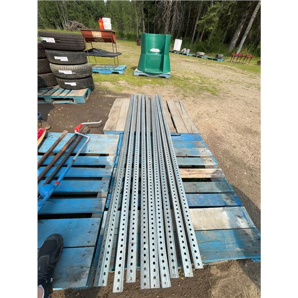 10 Galvanized Slotted Steel Angles