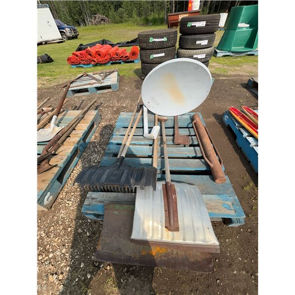 Outdoor Tools and Satellite Dish