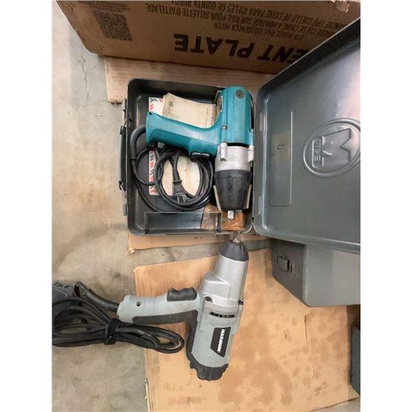 Makita and Maximum 1/2" Impact Wrenches