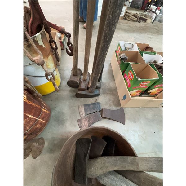 Axe Heads and Sledgehammers