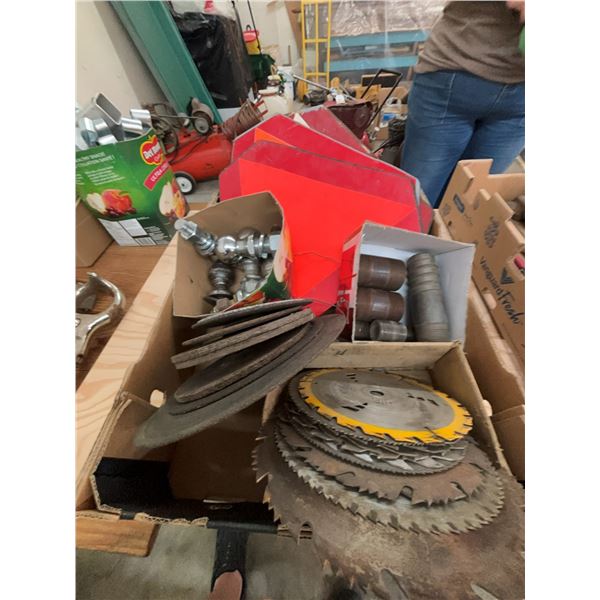Trailer Hitch Balls, Saw Blades, and