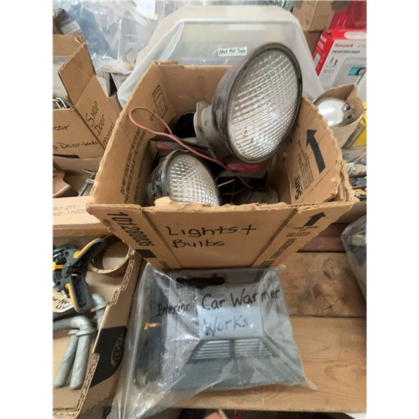 Vintage Car Lights and Warmer