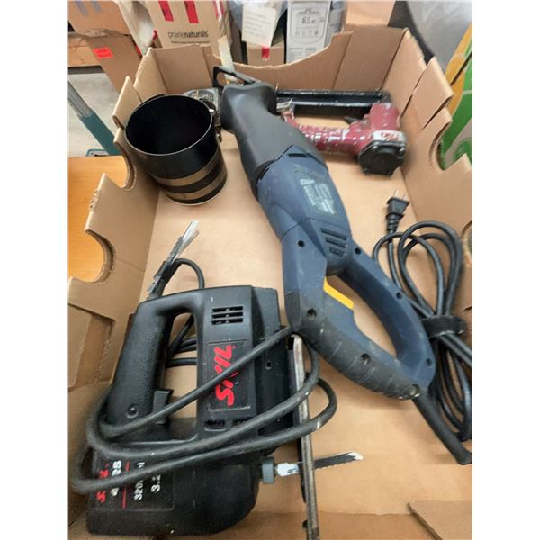 Power Tool Lot: Skil, Mastercraft, Nailer