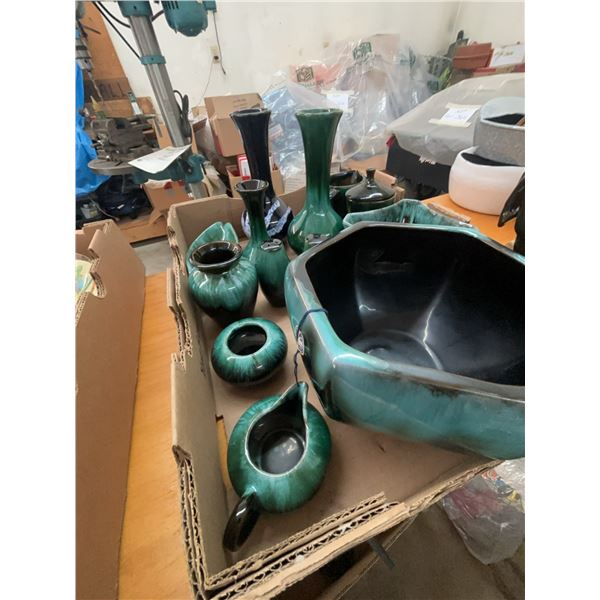 Blue Mountain Pottery Green Glazed Lot