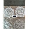 Image 10 : Handcrafted White Crochet Doilc