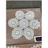 Image 8 : Handcrafted White Crochet Doilc