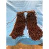 Image 1 : Vintage Wooly Leather Chaps with Shearling Fringe