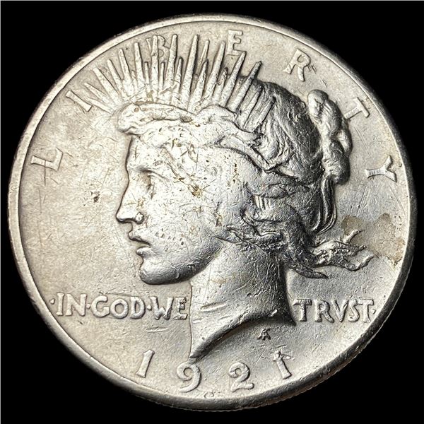 1921 Silver Peace Dollar LIGHTLY CIRCULATED
