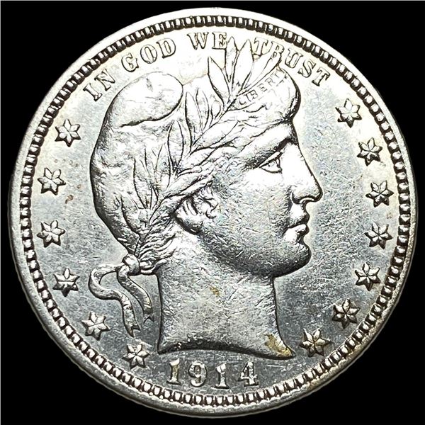 1914-D Silver Barber Quarter UNCIRCULATED