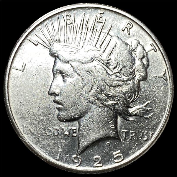 1925-S Silver Peace Dollar CLOSELY  UNCIRCULATED