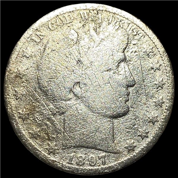 1897-O Silver Barber Half Dollar NICELY  CIRCULATED