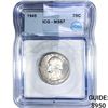 Image 1 : 1945 Washington Silver Quarter ICG MS67