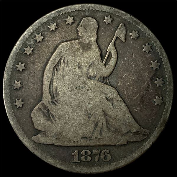 1876 Seated Liberty Half Dollar UNCIRCULATED