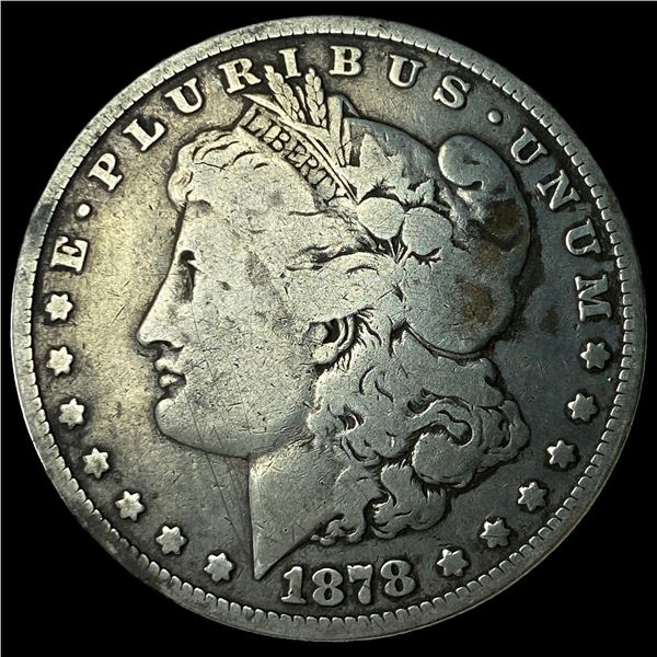 1878 8tf Silver Morgan Dollar LIGHTLY  CIRCULATED