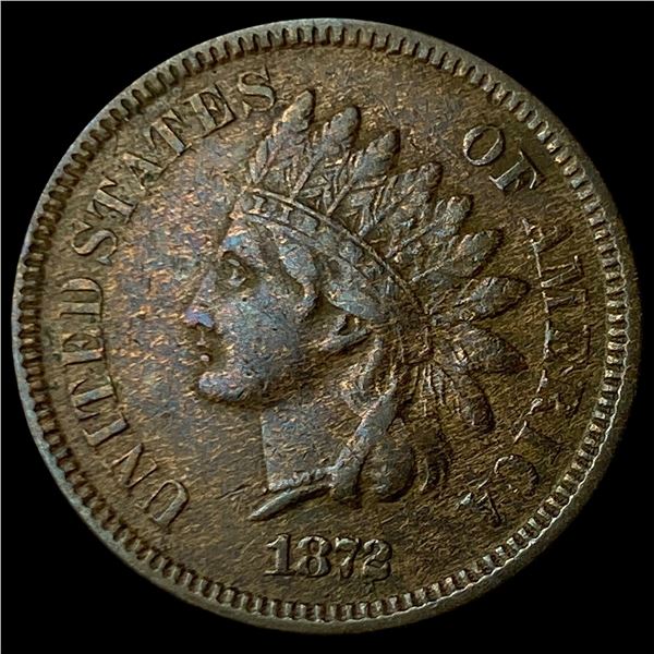 1872 Indian Head Cent CLOSELY UNCIRCULATED