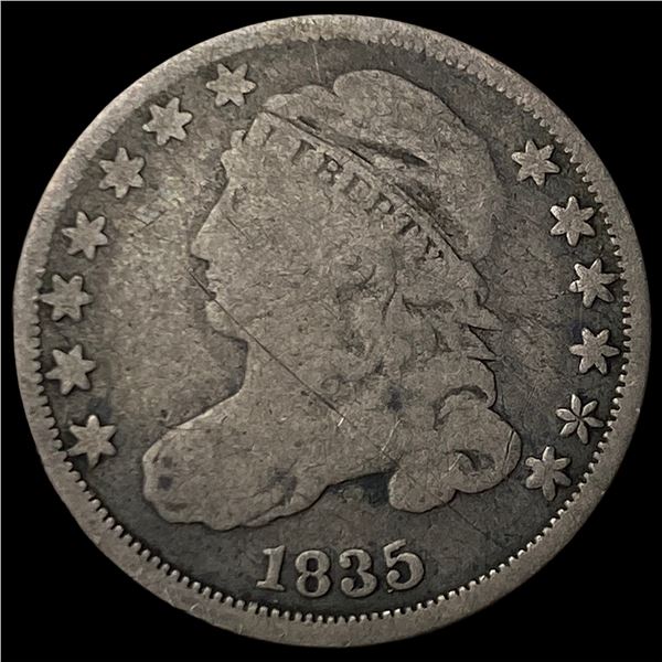 1835 Silver Capped Bust Dime LIGHTLY  CIRCULATED