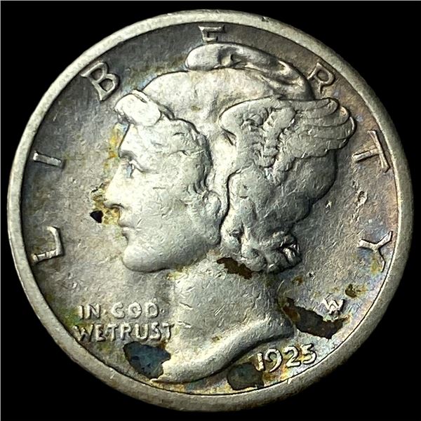 1925-S Silver Mercury Dime CLOSELY  UNCIRCULATED