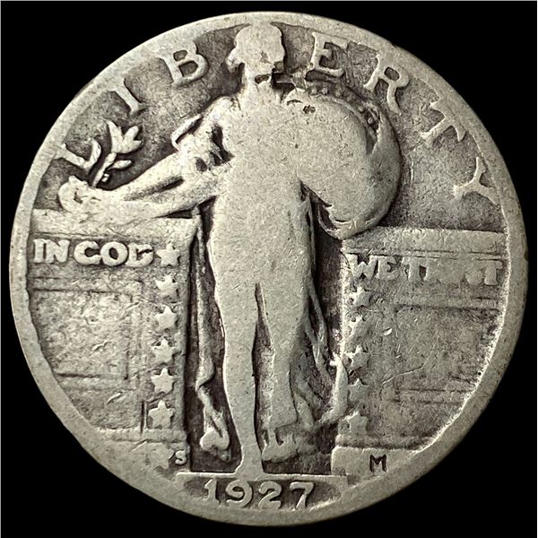 1927-S Standing Liberty Quarter LIGHTLY  CIRCULATED