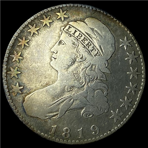 1819 Capped Bust Half Dollar LIGHTLY  CIRCULATED