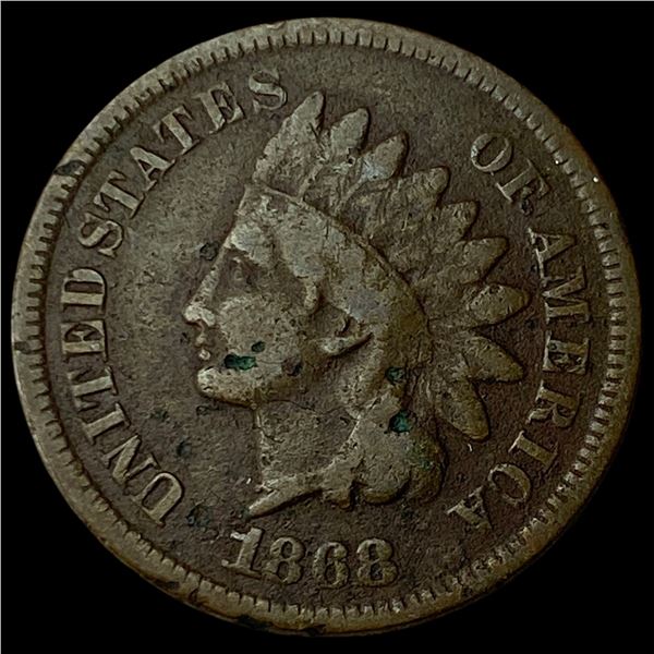 1868 Indian Head Cent NICELY CIRCULATED