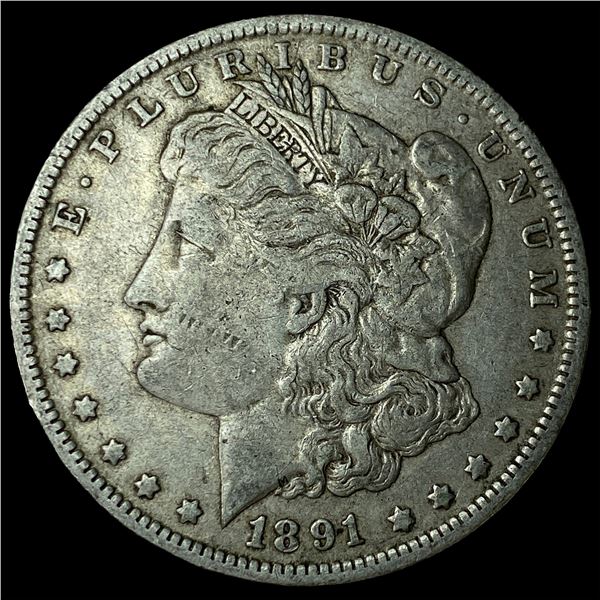 1891-O Silver Morgan Dollar NEARLY  UNCIRCULATED