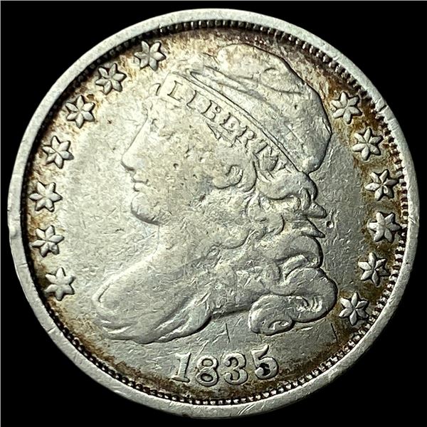 1835 Silver Capped Bust Dime LIGHTLY  CIRCULATED