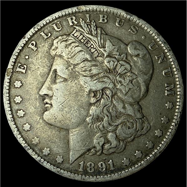 1891-O Silver Morgan Dollar CLOSELY  UNCIRCULATED