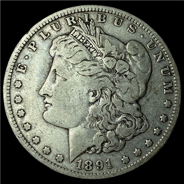 1891-O Silver Morgan Dollar CLOSELY  UNCIRCULATED