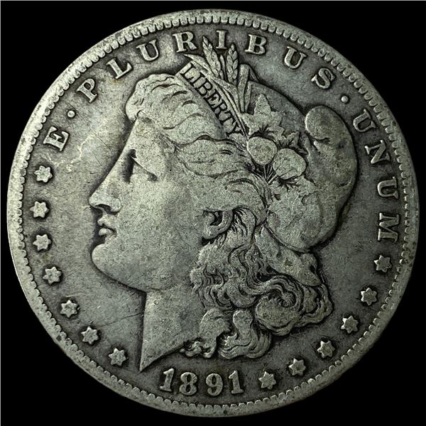 1891-O Silver Morgan Dollar CLOSELY  UNCIRCULATED