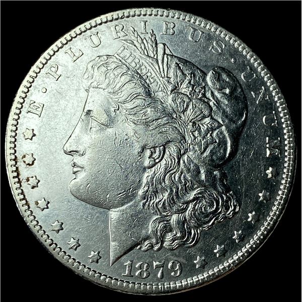 1879-S Rev 78 Silver Morgan Dollar CHOICE AU